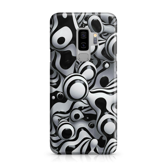 Abstract Art Black White Galaxy S9 Plus Case