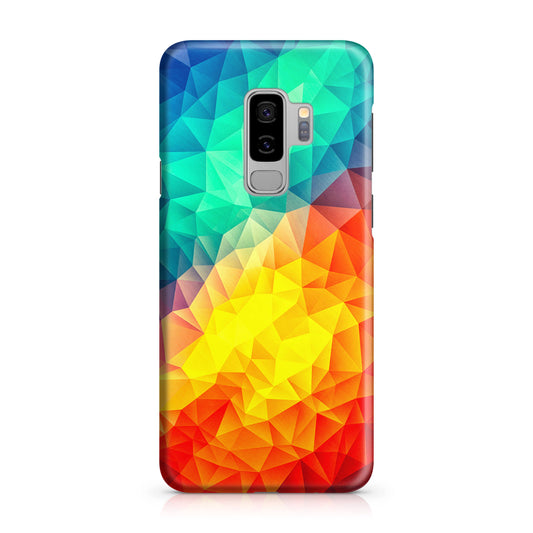 Abstract Multicolor Cubism Painting Galaxy S9 Plus Case