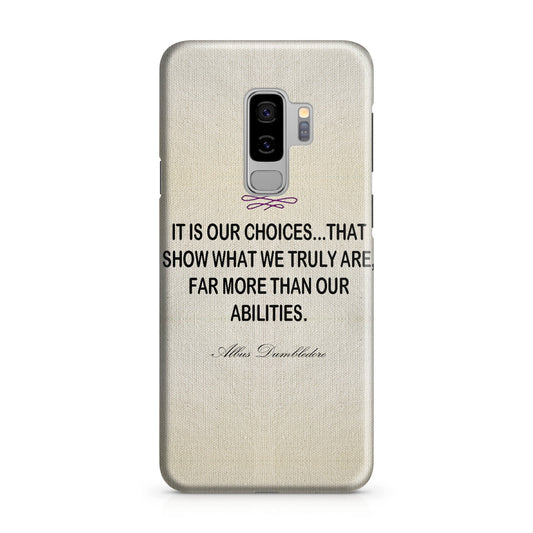Albus Dumbledore Quote Galaxy S9 Plus Case