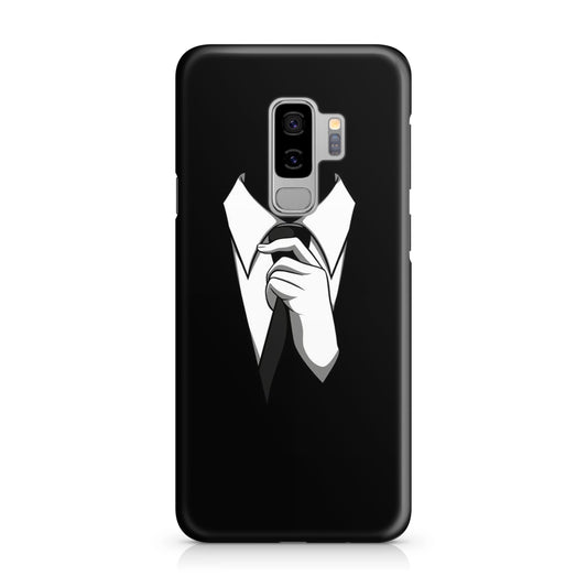 Anonymous Black White Tie Galaxy S9 Plus Case