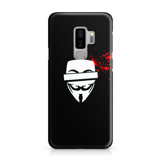 Anonymous Blood Splashes Galaxy S9 Plus Case