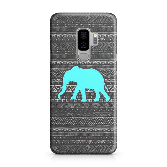 Aztec Elephant Turquoise Galaxy S9 Plus Case