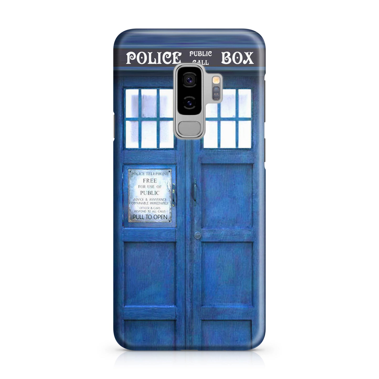 Blue Police Call Box Galaxy S9 Plus Case