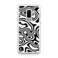 Abstract Black and White Background Galaxy S9 Plus Case
