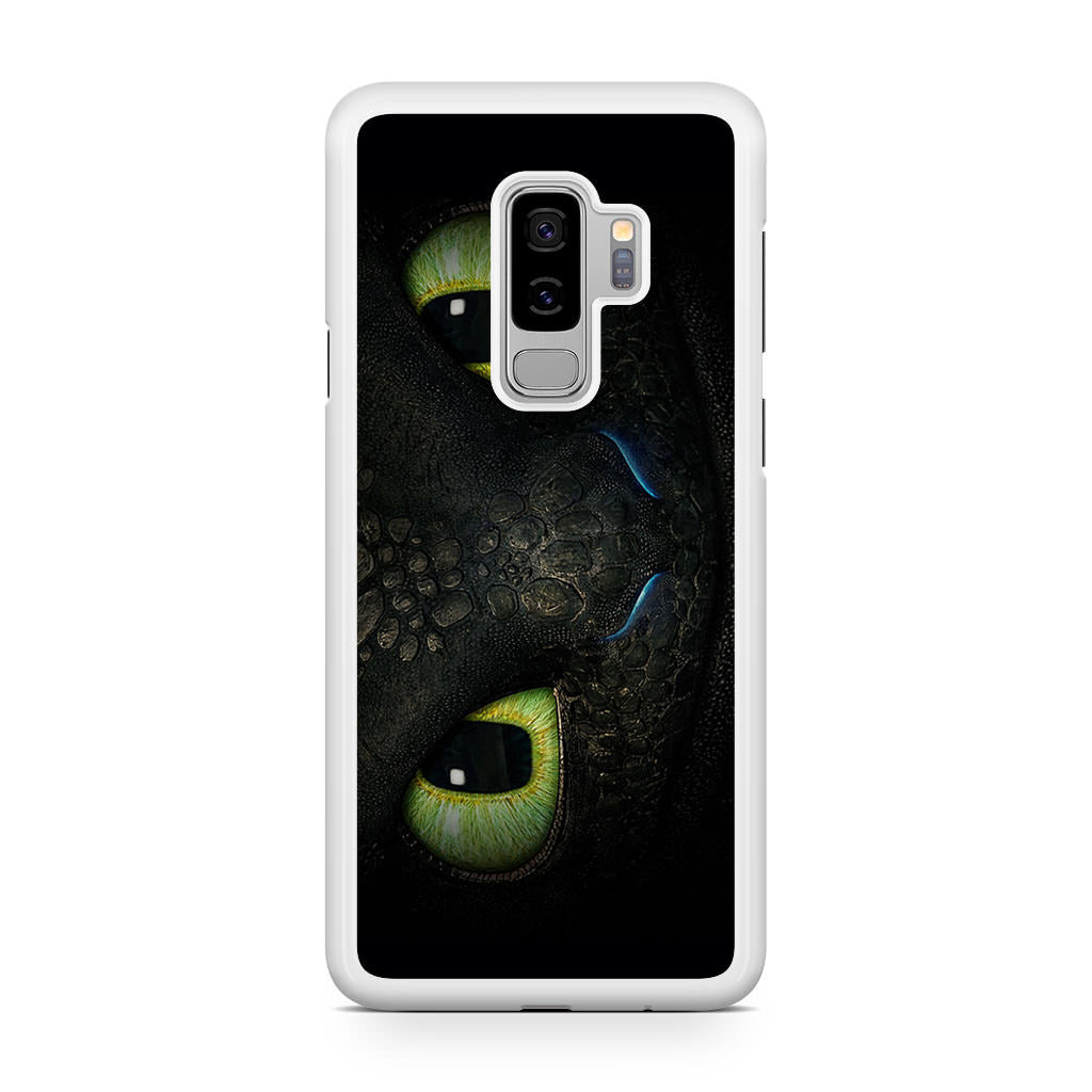 Toothless Dragon Eyes Close Up Galaxy S9 Plus Case