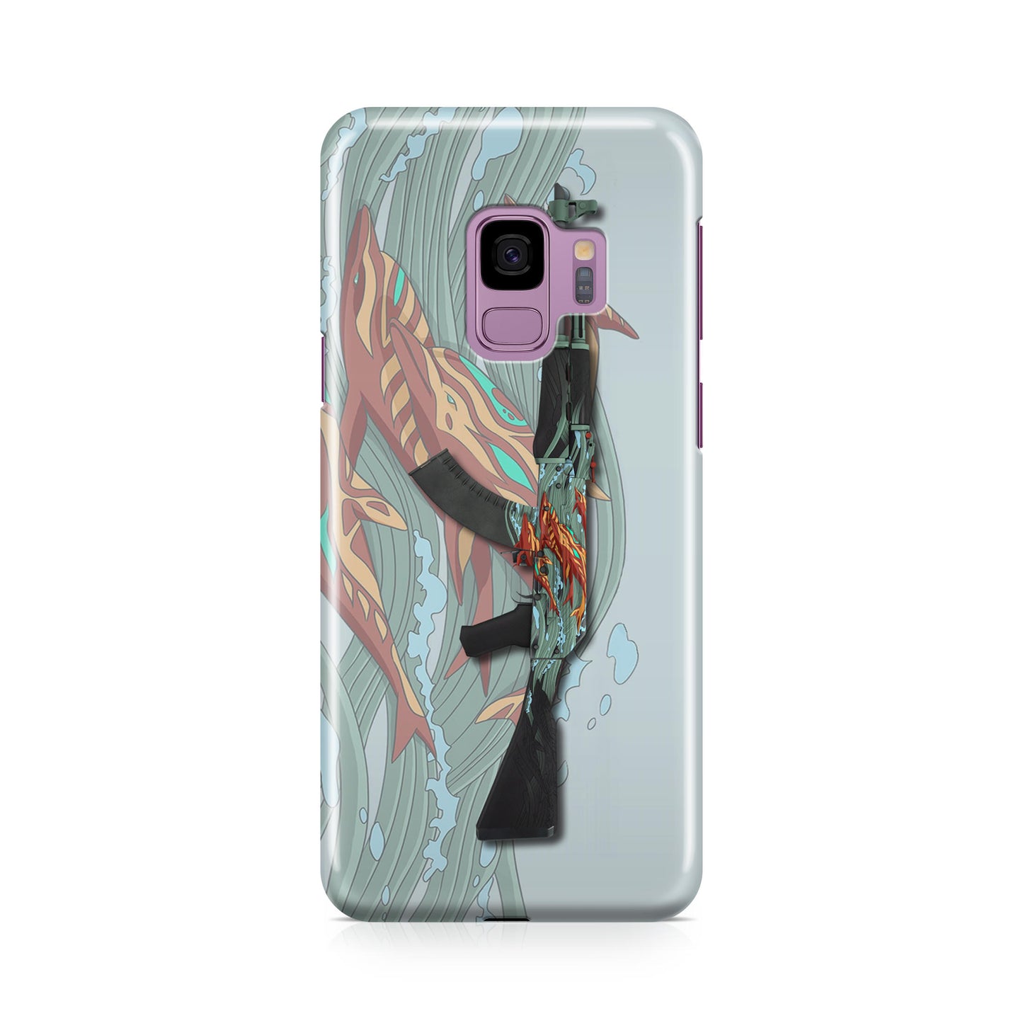 AK-47 Aquamarine Revenge Galaxy S9 Case