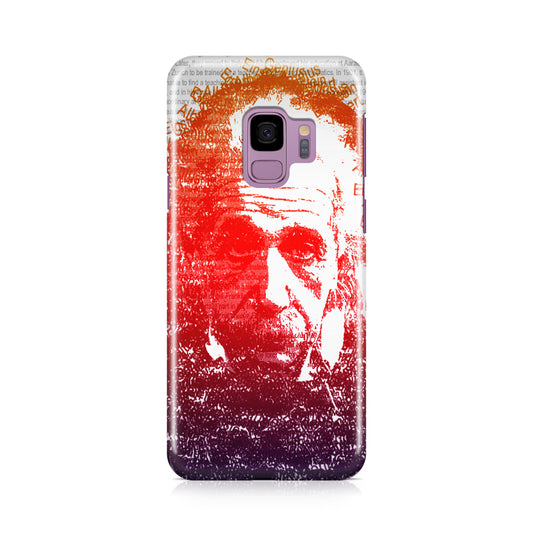 Albert Einstein Art Galaxy S9 Case