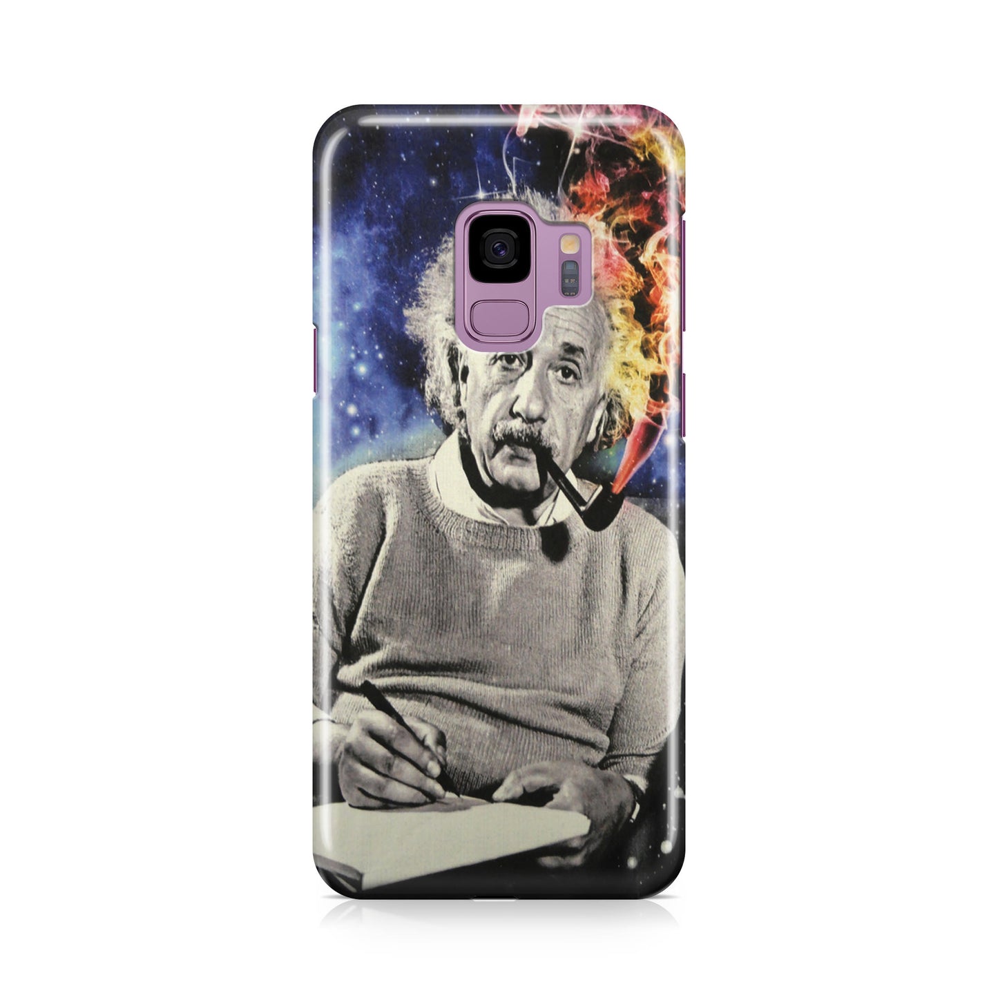 Albert Einstein Smoking Galaxy S9 Case