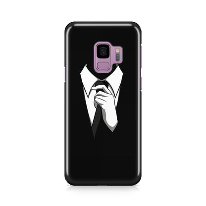 Anonymous Black White Tie Galaxy S9 Case