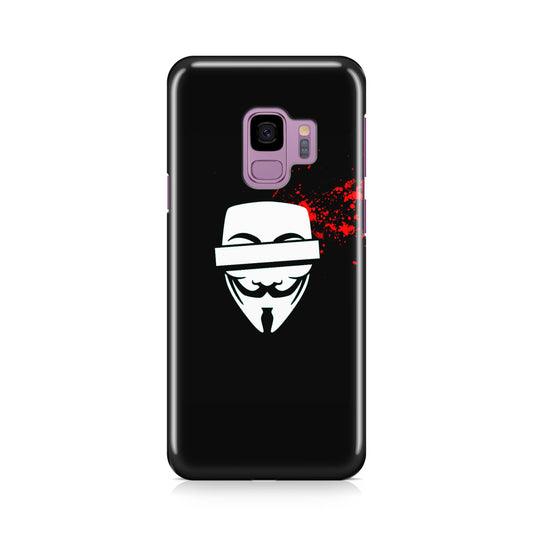 Anonymous Blood Splashes Galaxy S9 Case