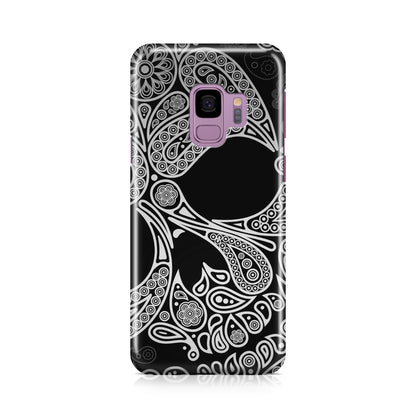 Black Skull Galaxy S9 Case