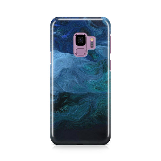 Blue Abstract Art Galaxy S9 Case