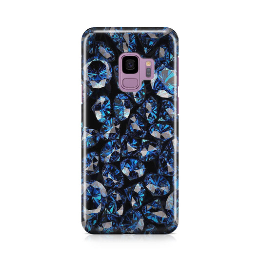 Blue Diamonds Pattern Galaxy S9 Case