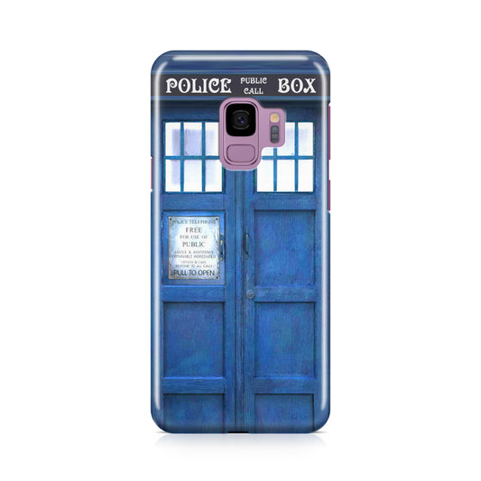 Blue Police Call Box Galaxy S9 Case