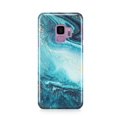 Blue Water Glitter Galaxy S9 Case