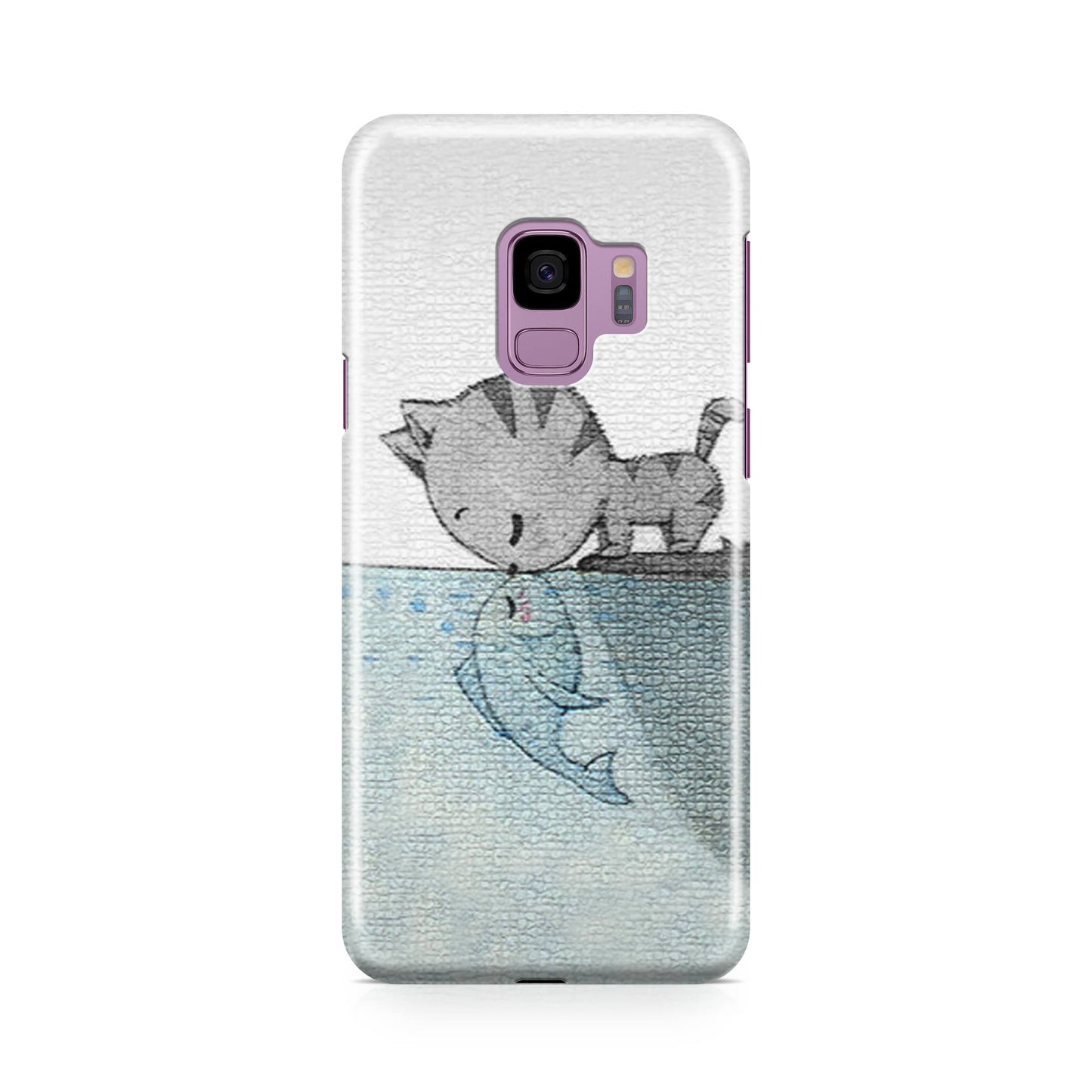 Cat Fish Kisses Galaxy S9 Case