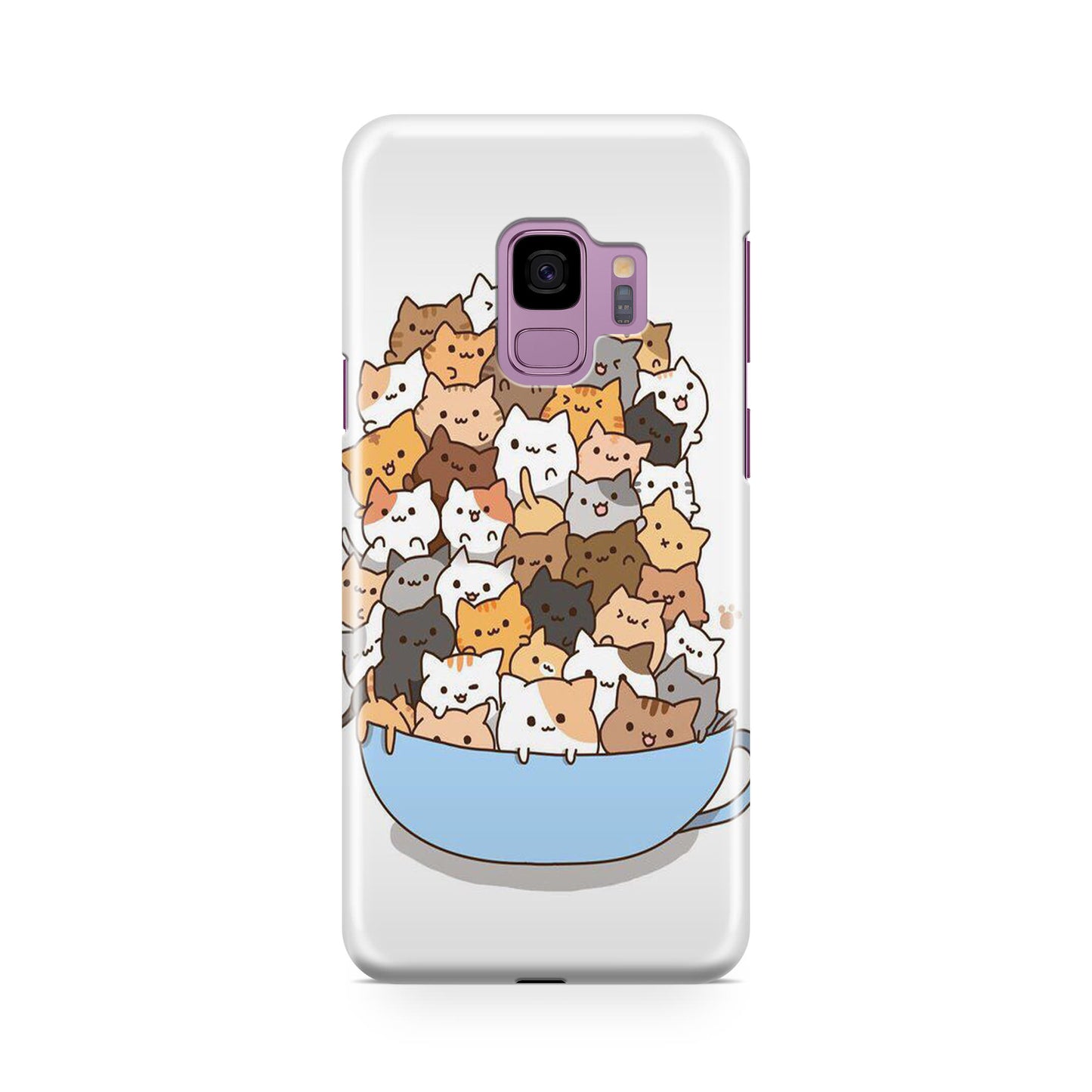 Cats on A Bowl Galaxy S9 Case