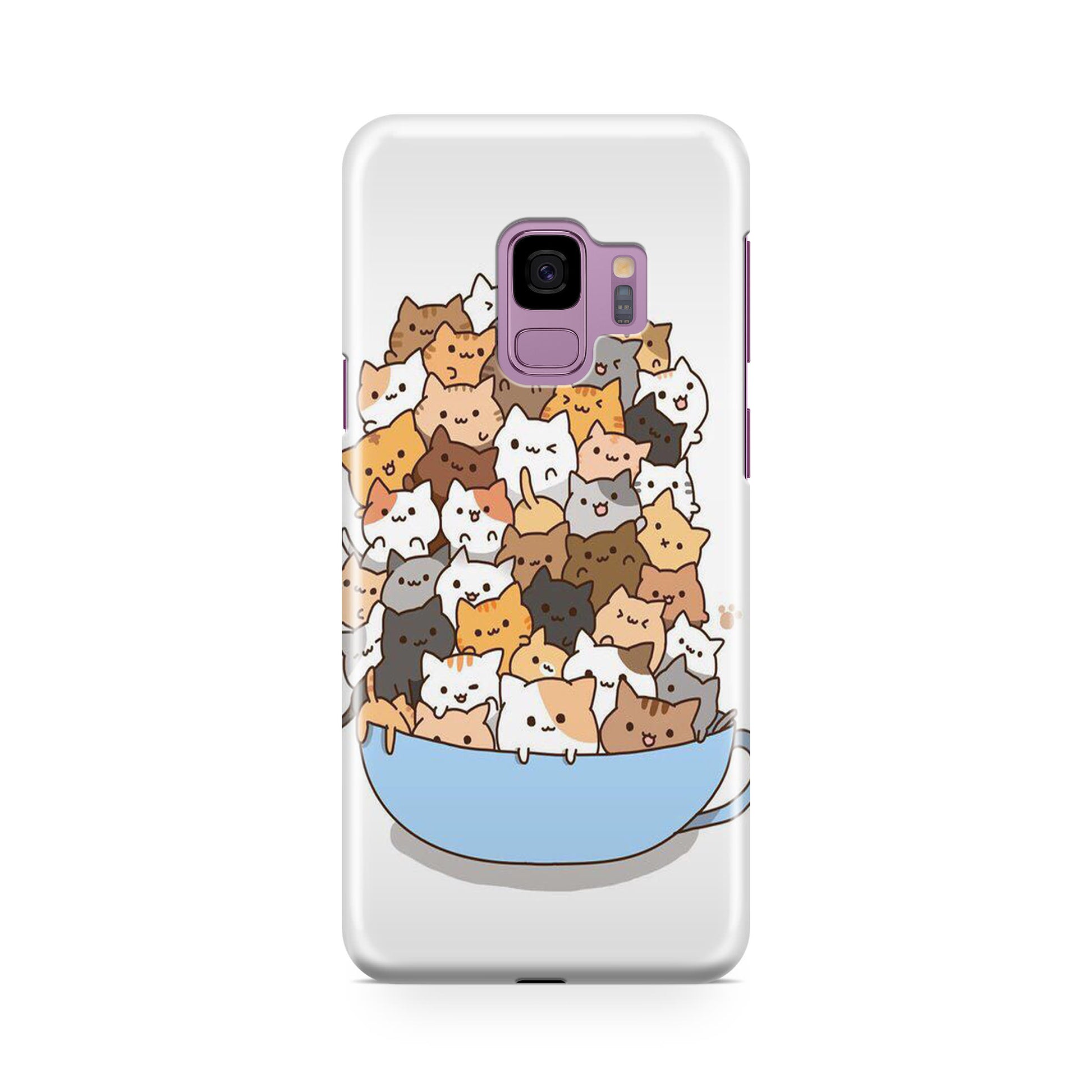 Cats on A Bowl Galaxy S9 Case