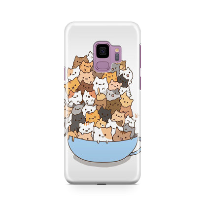 Cats on A Bowl Galaxy S9 Case