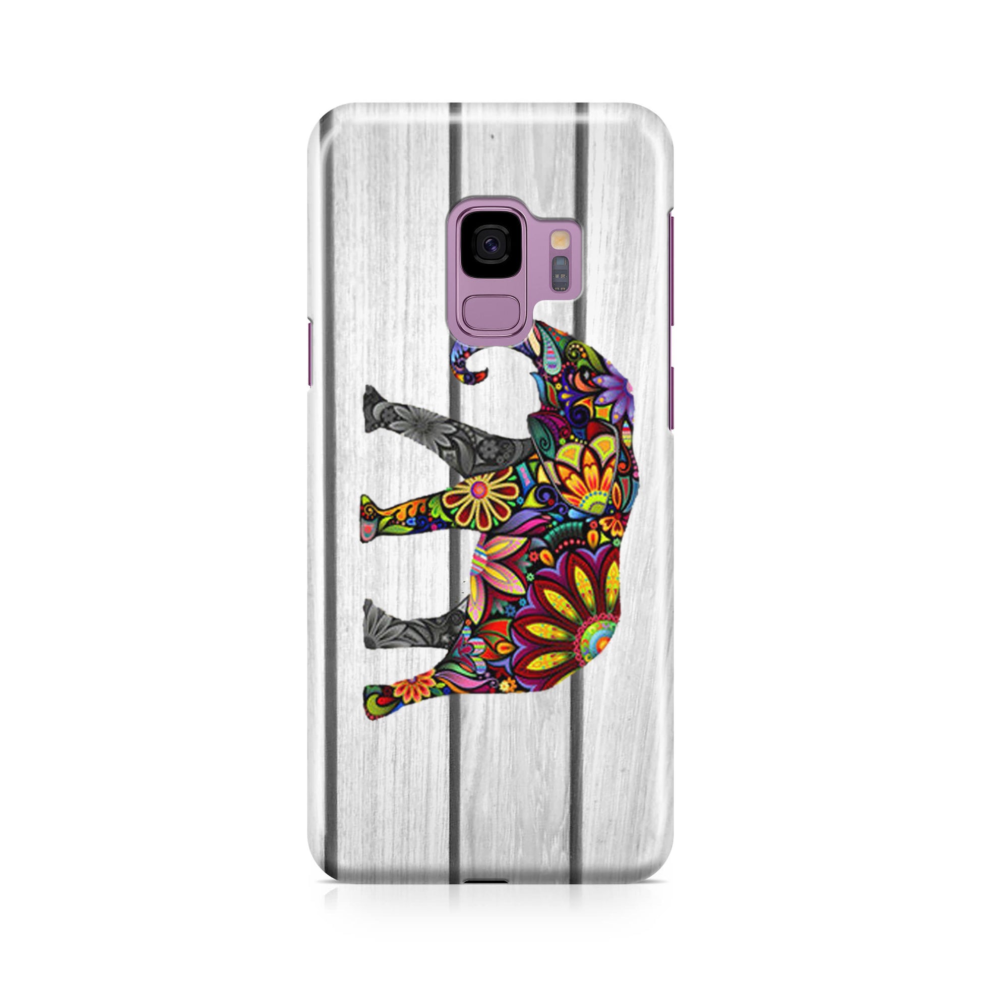 Colorful Elephant Flower Galaxy S9 Case