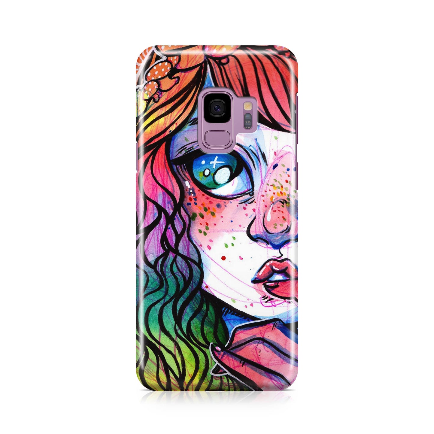 Eyes And Braids Galaxy S9 Case