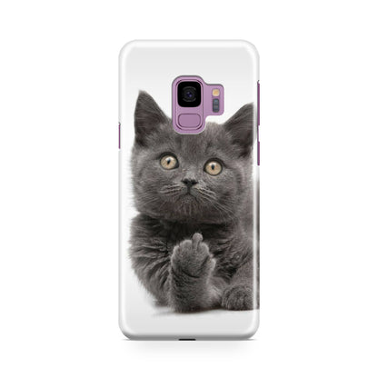 Finger British Shorthair Cat Galaxy S9 Case