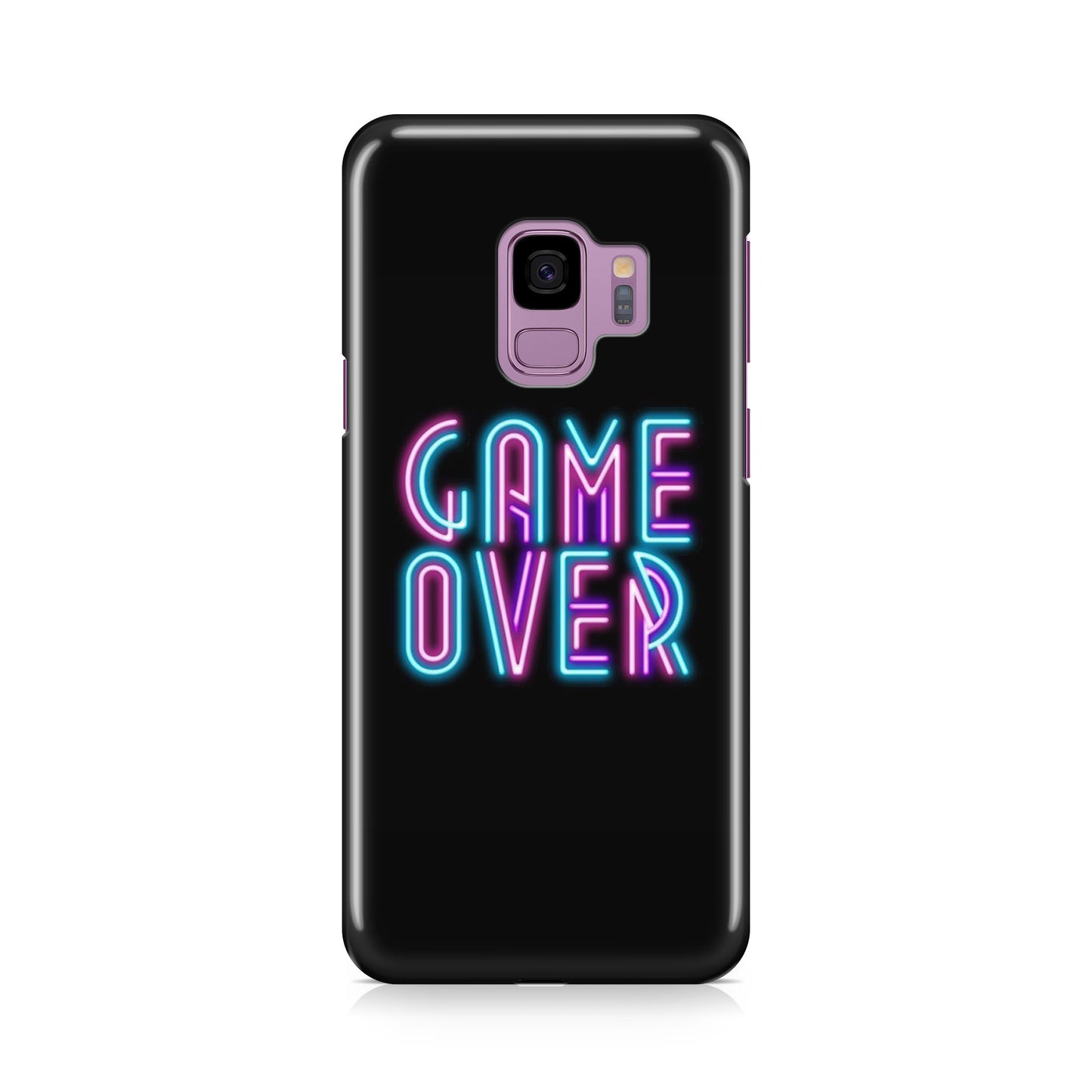 Game Over Neon Galaxy S9 Case