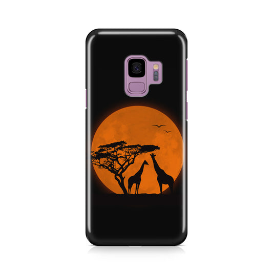 Giraffes Silhouette Galaxy S9 Case