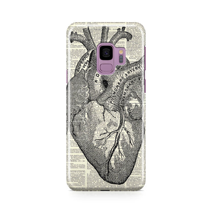 Heart Book Art Galaxy S9 Case