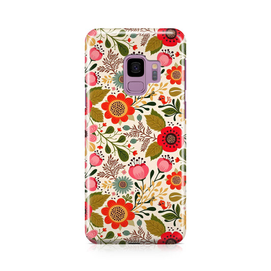 Hello Spring Pattern Galaxy S9 Case