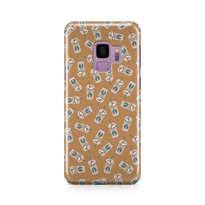 Iced Cappuccinos Lover Pattern Galaxy S9 Case