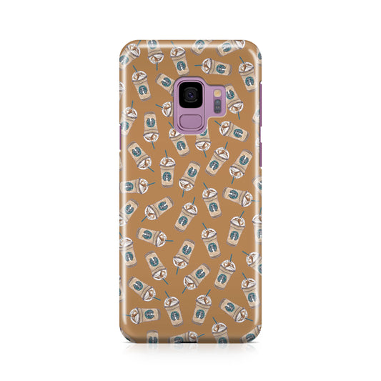 Iced Cappuccinos Lover Pattern Galaxy S9 Case