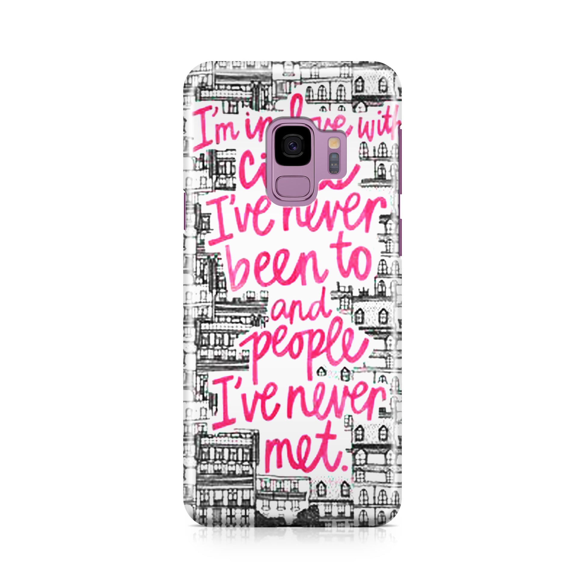 John Green Quotes I'm in Love With Cities Galaxy S9 Case