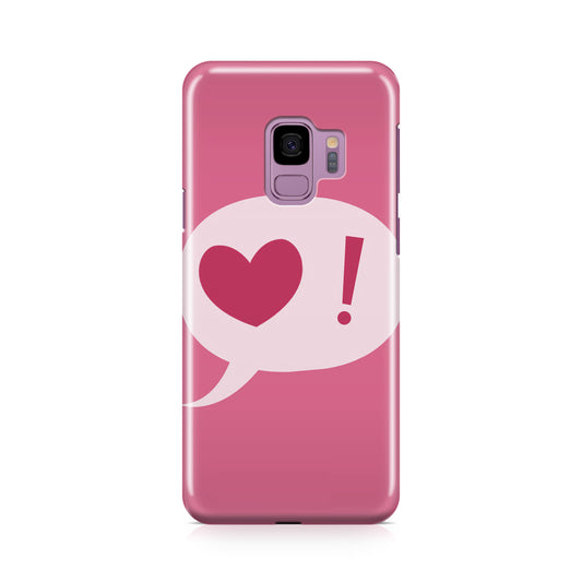 Love Pink Galaxy S9 Case