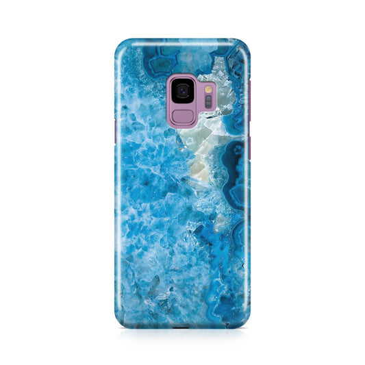 Navy Blue Marble Galaxy S9 Case