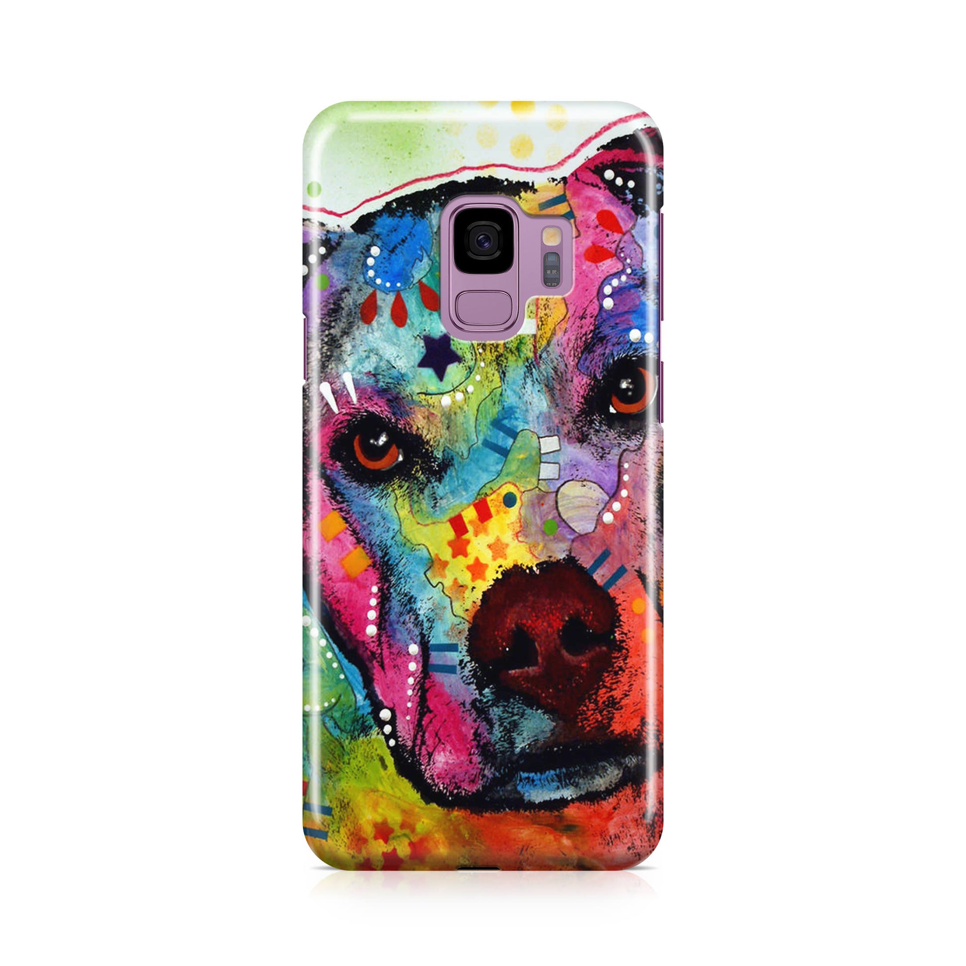 Pitbull Love Painting Galaxy S9 Case