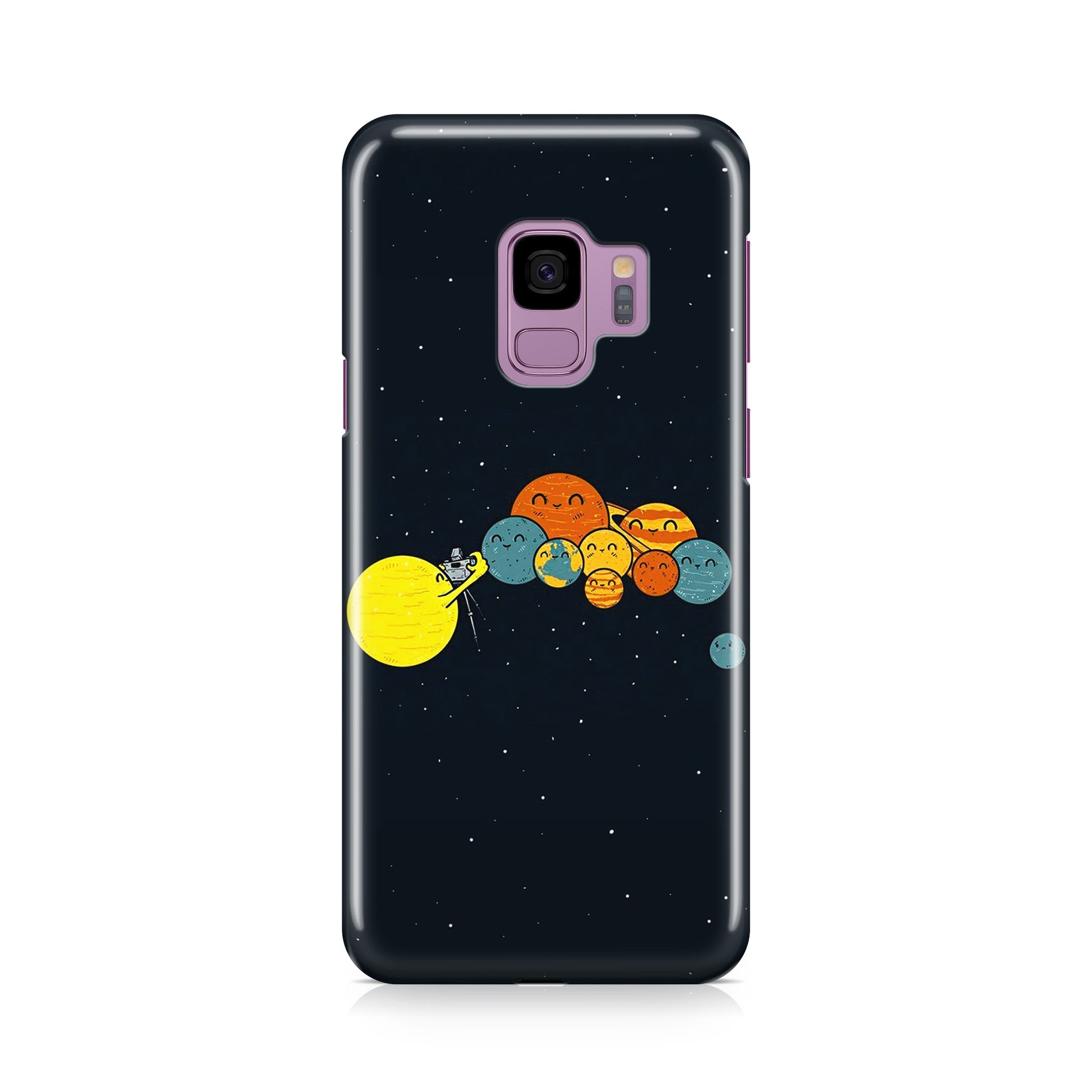 Planet Cute Illustration Galaxy S9 Case