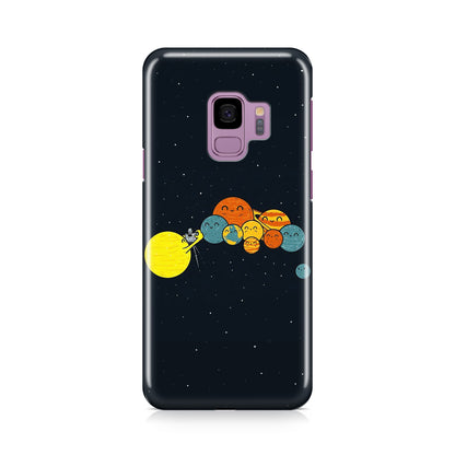 Planet Cute Illustration Galaxy S9 Case