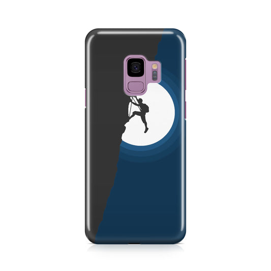 Silhouette of Climbers Galaxy S9 Case