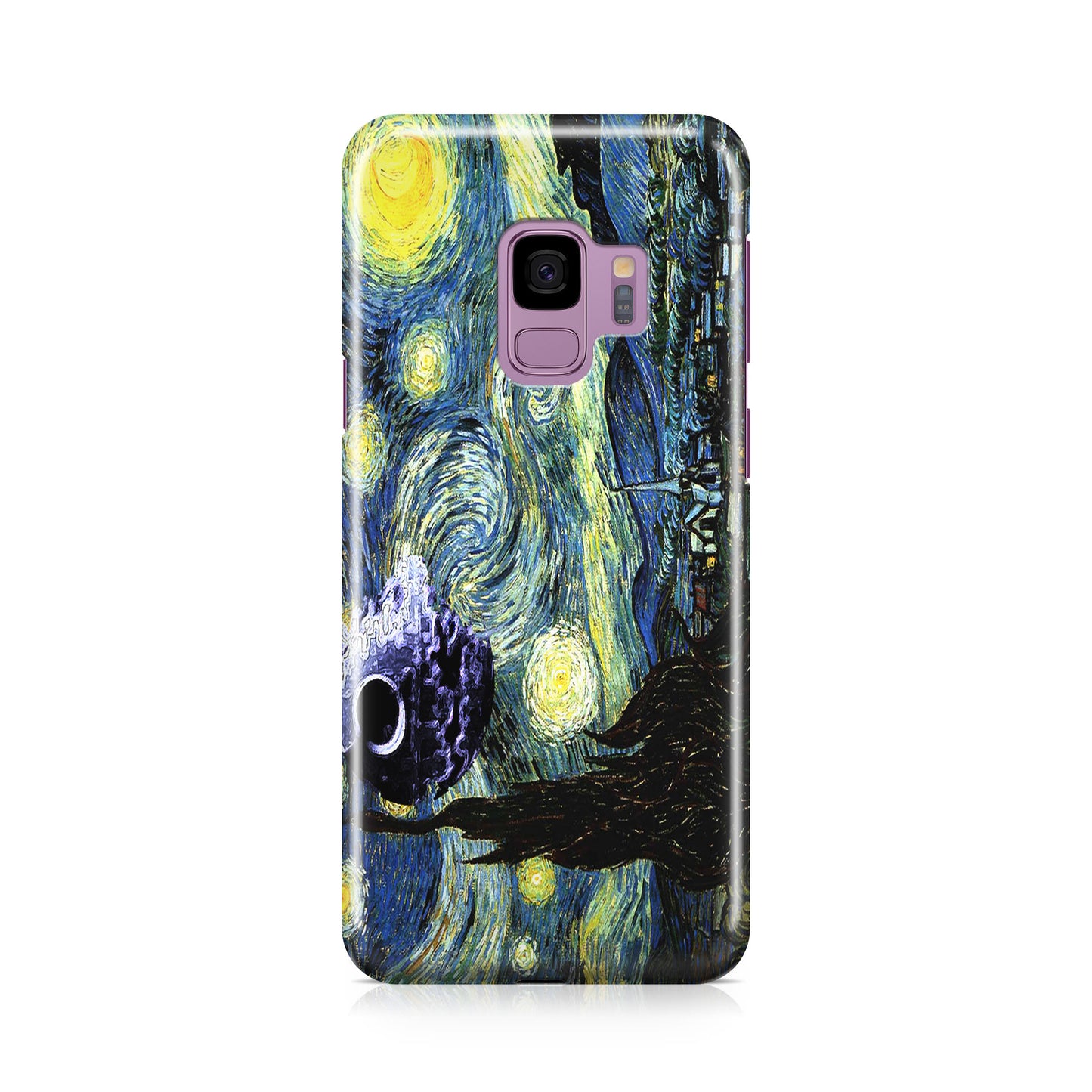 Skellington on a Starry Night Galaxy S9 Case