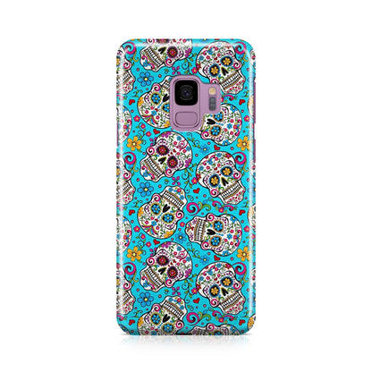 Skull Floral Sugar Galaxy S9 Case