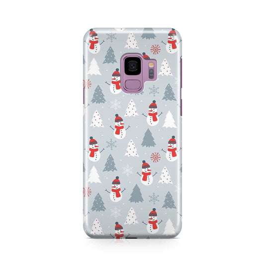 Snowmans Pattern Galaxy S9 Case