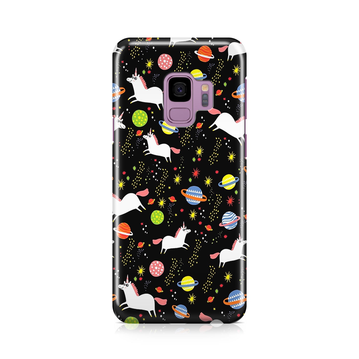 Space Unicorn Pattern Galaxy S9 Case