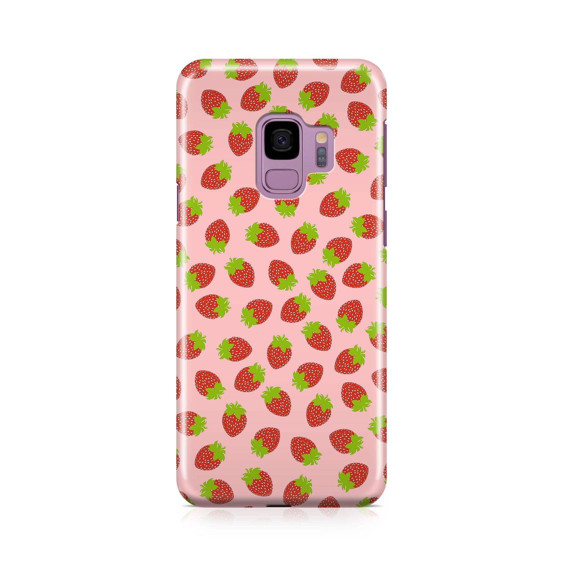 Strawberries Pattern Galaxy S9 Case