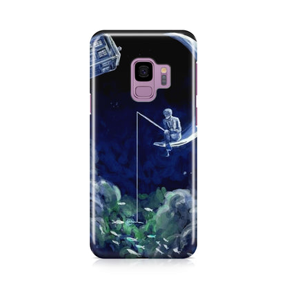 Tardis Walking To The Moon Galaxy S9 Case