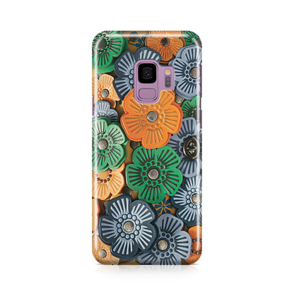 Tea Rose Applique Galaxy S9 Case