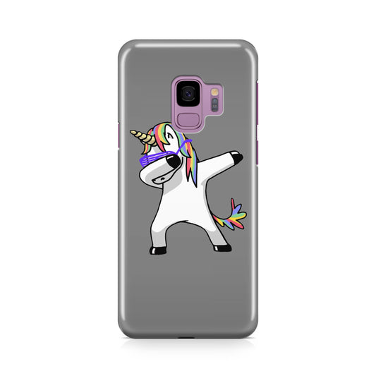 Unicorn Dabbing Grey Galaxy S9 Case