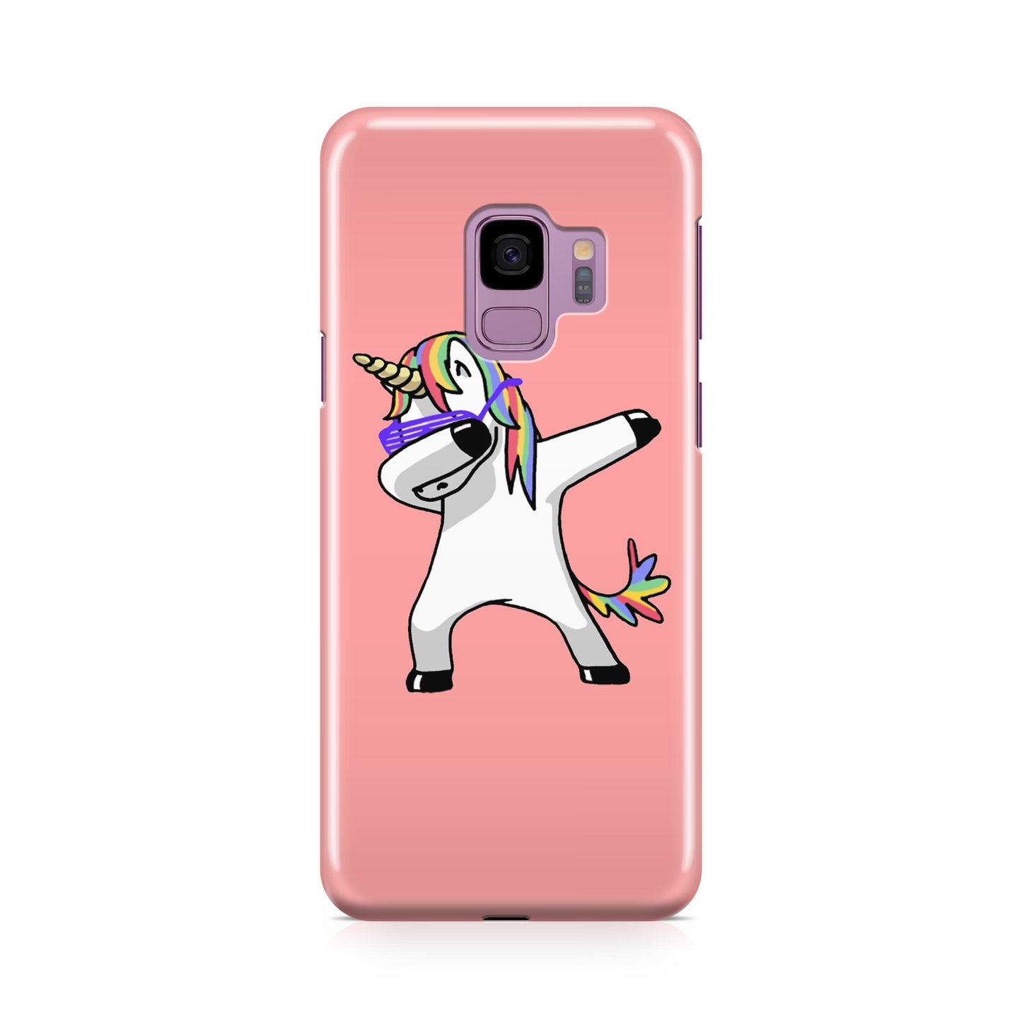 Unicorn Dabbing Pink Galaxy S9 Case