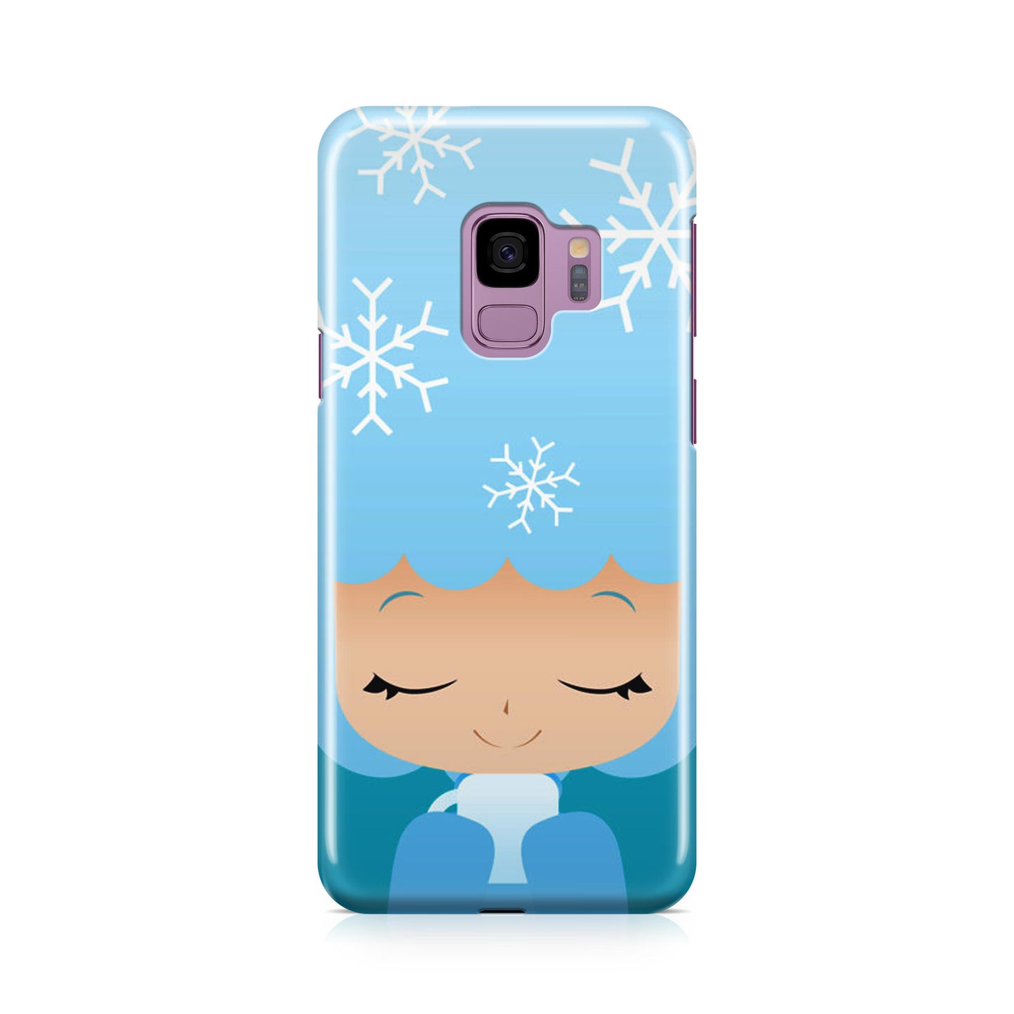 Winter Afro Girl Galaxy S9 Case