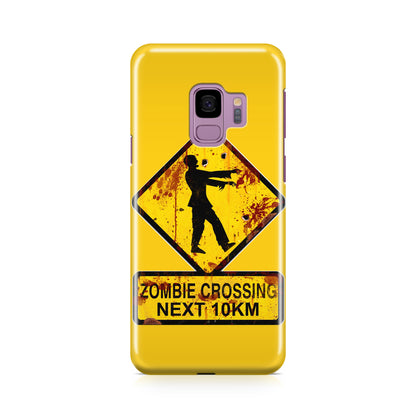 Zombie Crossing Sign Galaxy S9 Case